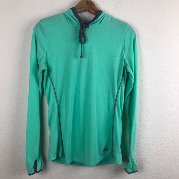 RBX Mint Green Workout Hooded Sweater Medium - Picture 1 of 8
